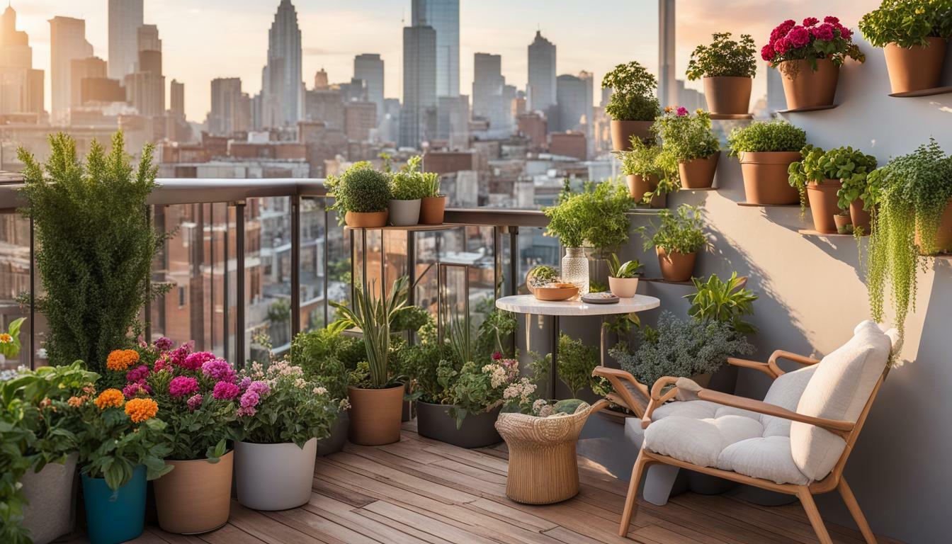 Balcony and small space container ideas