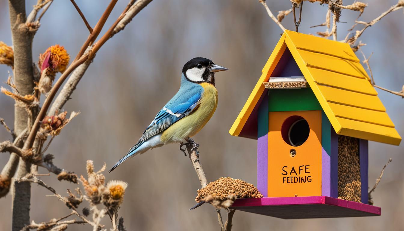 Safe bird feeding practices