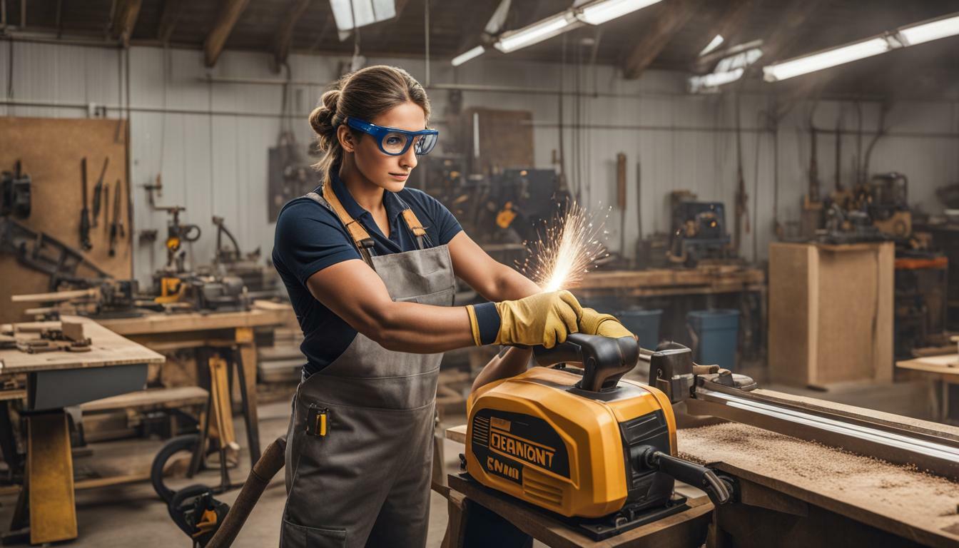 Safety practices with power tools