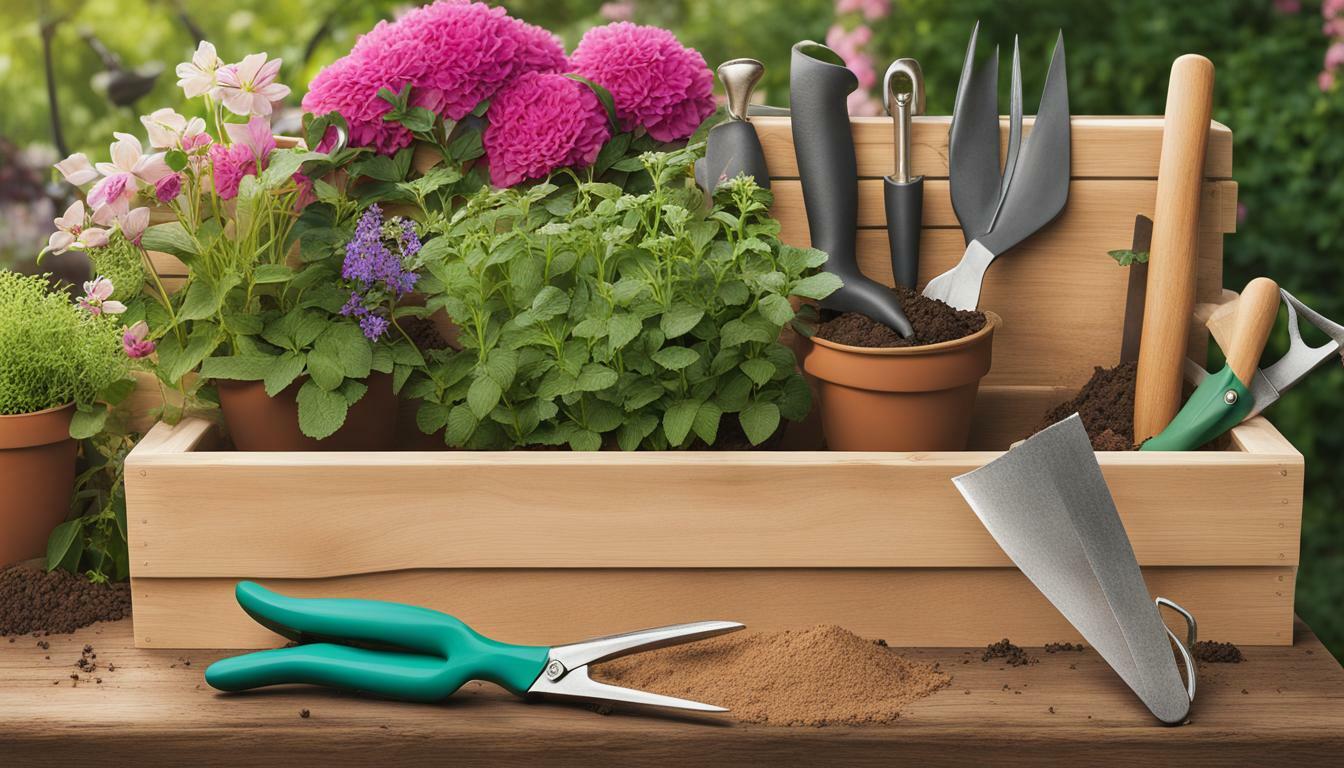 Tools for container gardening