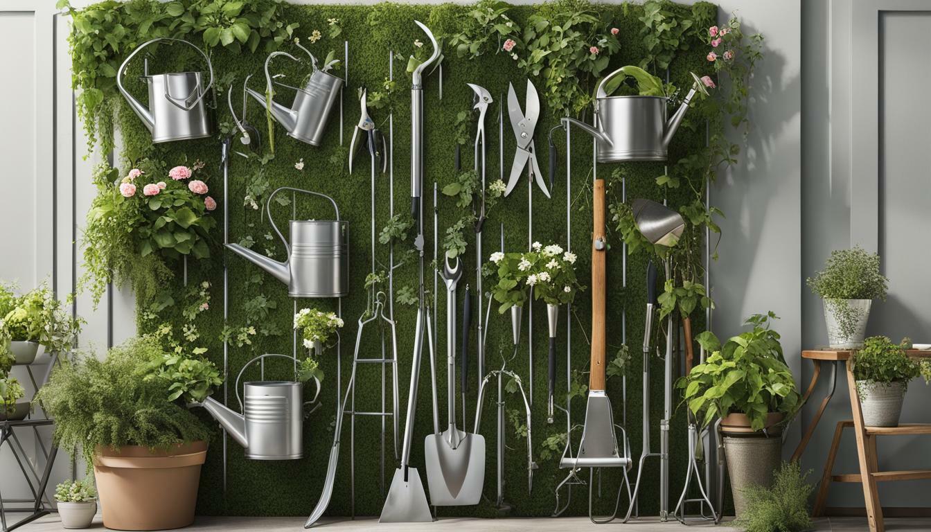 Tools for vertical and wall gardening